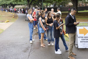 Years Of Shortchanging Elections Led To  Honolulu’s Long Voter Lines